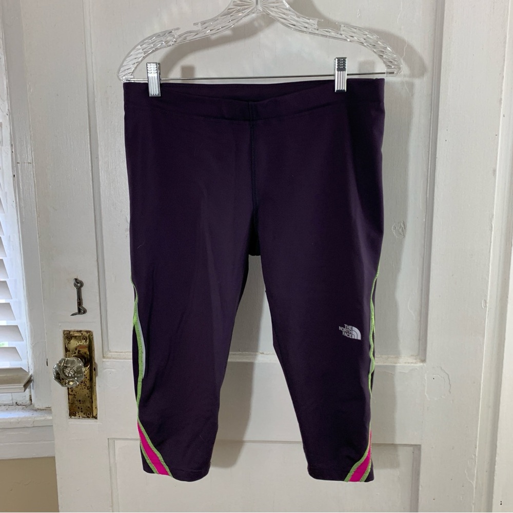 💜 The North Face Purple Exercise Leggings Purple multicolored size L